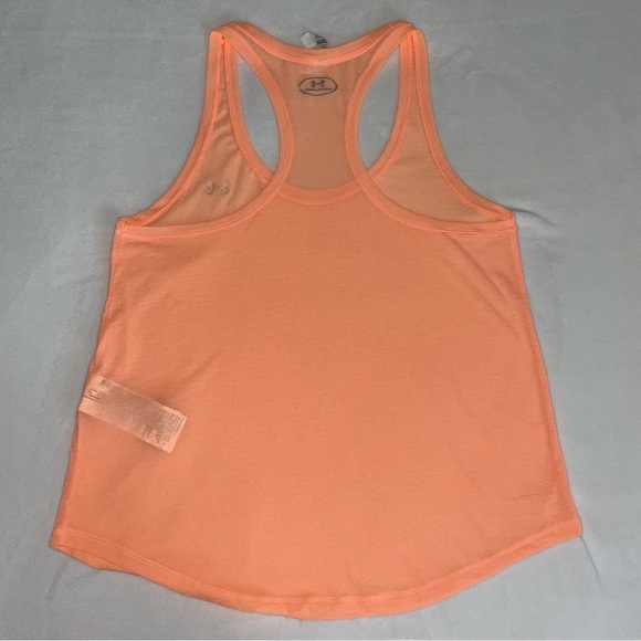 Under Armour Orange Tank Top Racerback Performance - Picture 3 of 5